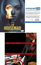 Paul Feig signed "THE HOUSEMAID" 8x10 Photo EXT PROOF b Amanda Seyfried ACOA COA