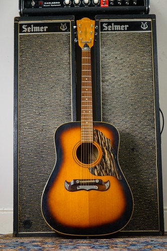1967 Framus Germany 5/196 'Texan' Model 6 String Acoustic - Sunburst