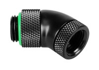 5X Bitspower Adapter 45 Grad 1/4 Auf Ig 1/4 Zoll - Drehbar, Matt Black