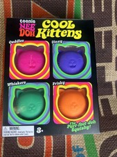 NeeDoh Teenie Cool Cats Stress Ball 4 Pack