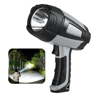 Rechargeable LED Spotlight Flashlight 800 Lumens Handheld Light