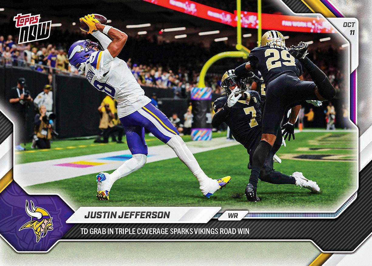 *PRE SALE* Justin Jefferson - 2026-27 NFL Topps NOW® - Card 54