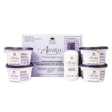4-Step Hair Conditioning Lye Relaxer Kit for Silky Straight Healthy Hair
