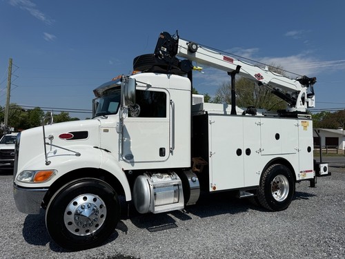 2018 Peterbilt 337 IMT 10000 Utility Service Crane Truck Used Paccar Diesel Auto