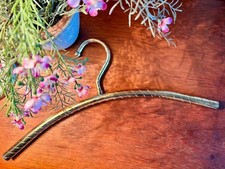 Vintage Polished Gold Brass Clothes Hanger Wedding Dress, Coat, Sturdy
