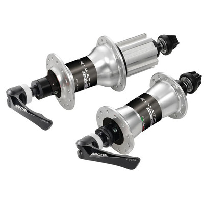 MICHE Nabensatz + Schnellspanner 32 Loch PRIMATO SYNTESI kompatibel mit SHIMANO 