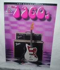 The 1960s, The Decade Series, song book, sheet music