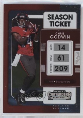 2021 Panini Contenders Playoff Ticket /199 Chris Godwin #94 13c5