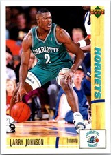 1991-92 Upper Deck - Larry Johnson (RC) International Italian