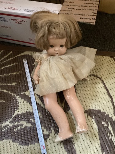 Vintage antike Komposition aufgereihte Gelenke Junky Puppe Schlafaugen Patsy Effanebee