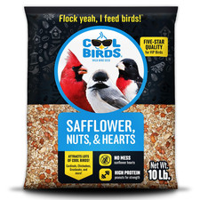 Cool Birds Safflower Nuts Hearts Wild Bird Seed 10 Lb. Gourmet Bird Food 4.16 per gallon