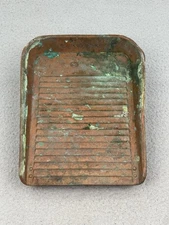 VTG Copper SNAP ON Paint Roller Painters Tray Steel Materials Co. Detroit Rare