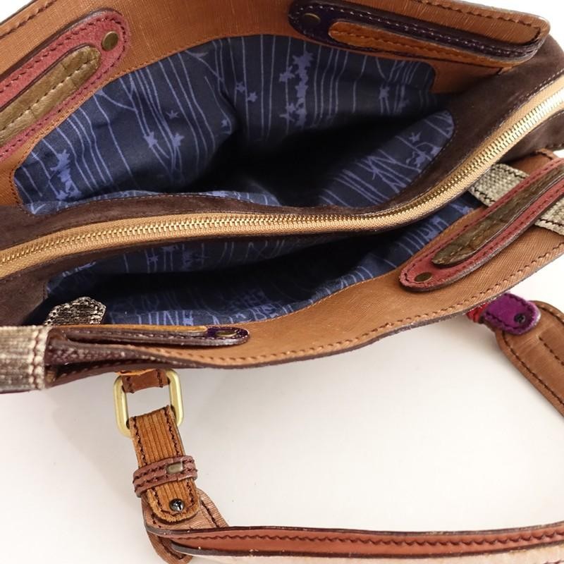 Jamin Puech Patchwork Shoulder Bag Leather Brown … - image 22