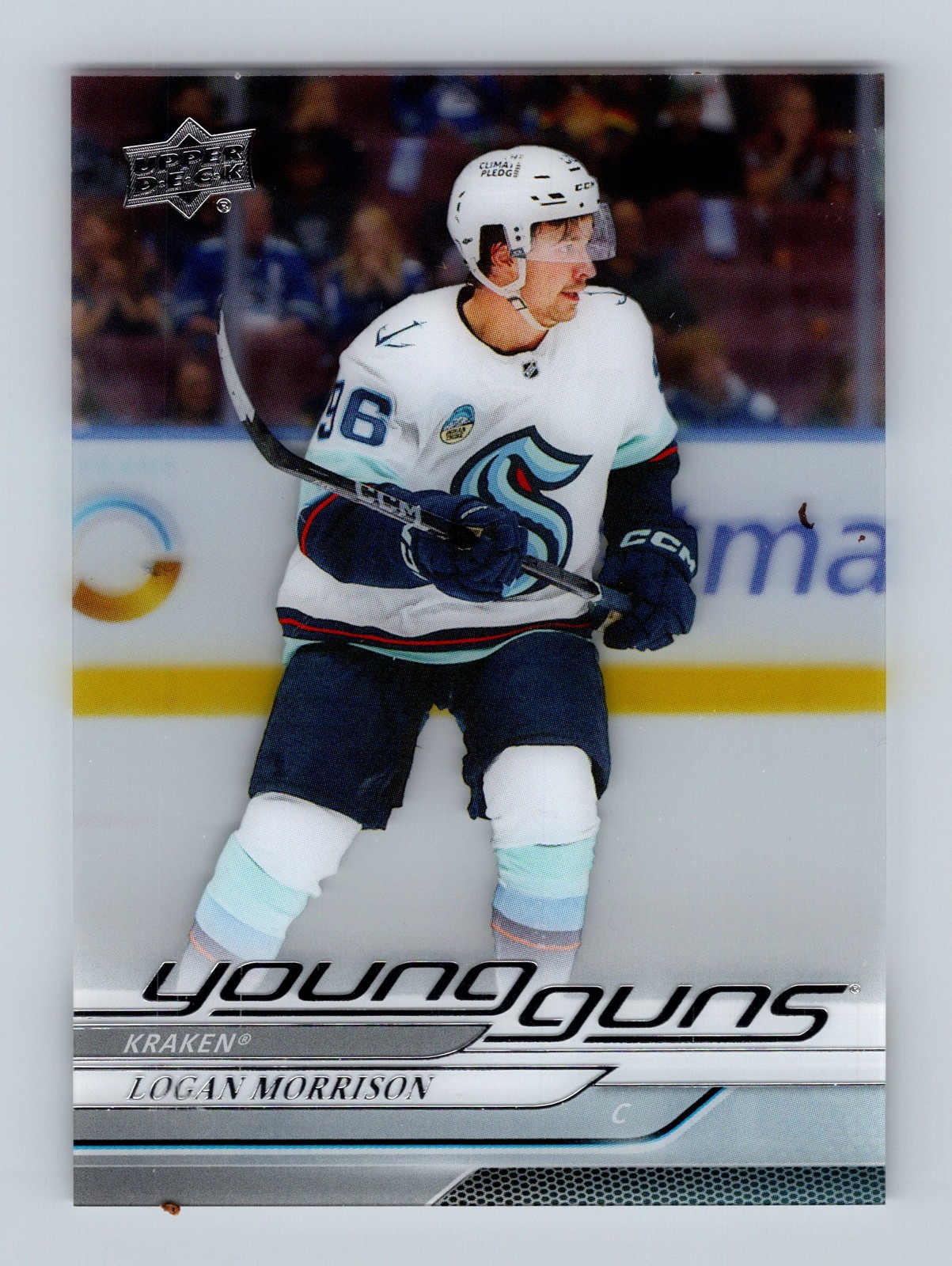 2024-25 Upper Deck Young Guns Clear Cut #469 Logan Morrison Seattle Kraken