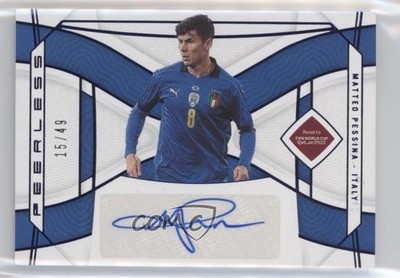 2022 National Treasures Road to FIFA World Cup 15/49 Matteo Pessina Auto 0q21