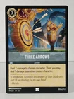 Three Arrows - Wilds Unknown #197  - LORCANA - NM -singles