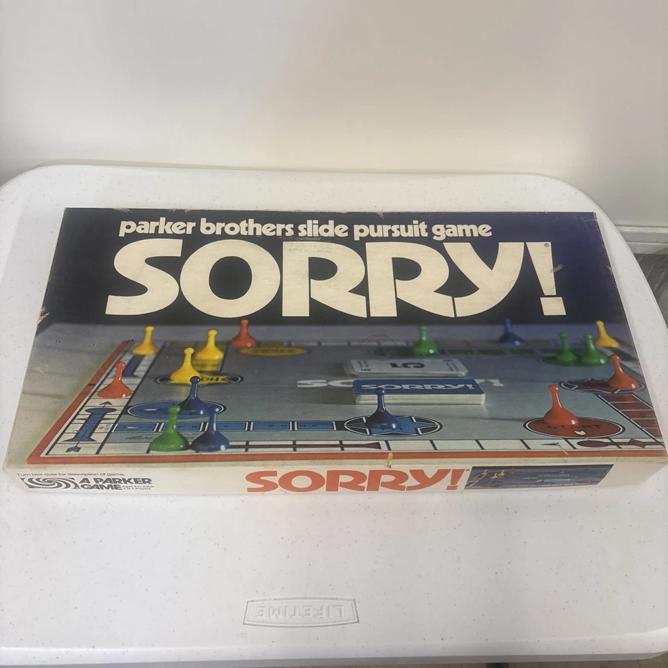 Vintage 1972 SORRY! Board Game Parker Brothers Complete - Image 3 of 4