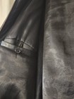 Hathaway Men’s Black Leather Bomber Jacket XL Zip Front Lined Pockets — photo 6