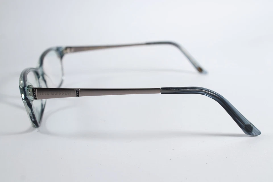 Lulu Guinness Eyeglasses L851 Womens Blue Full Rim Plastic Glasses Frames 52 mm - Image 3 of 4