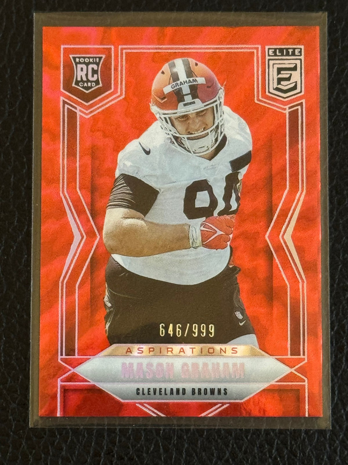 2025 Donruss Elite - MASON GRAHAM - Aspirations Red /999 - Browns #125