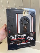 Tzumi Dual Fan 16" Notebook/Laptop Cooler USB Plug and Play Cassette Tape Shaped