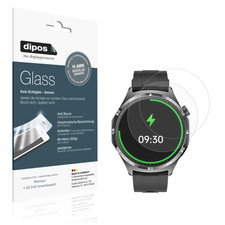 2x Protective Film for Marsyu 1.43 inch Smartwatch Matte Protection Glass