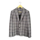 CIRCOLO 1901 Gray Plaid Soft Cotton Sport Coat Blazer Jacket size 48
