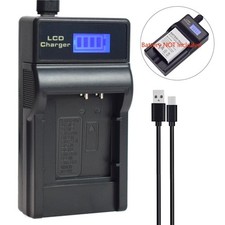 USB LCD Battery Charger For RICOH DB-100 BC-J10 CX3 CX4 CX5 CX6 HZ15 WG-80
