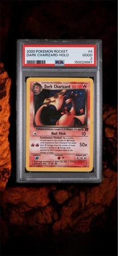 2000 Pokémon Rocket Dark Charizard-Holo