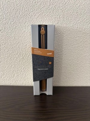 Limited Edition Uni-ball Zent Signature 0.5mm Stone Brass Rollerball Pen Japan