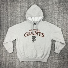Dynasty San Francisco Giants Hoodie Men's L Gray MLB Pullover Sweatshirt Casual
