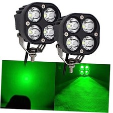 LED Offroad Driving Fog Lights Pod Lights Auxiliary Work Lights 2Pcs 40W Green