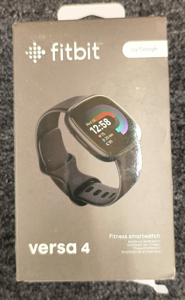 Fitbit Versa 4 Fitness Smartwatch - Black - OBN , Y4