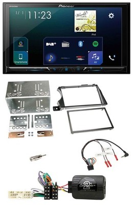 Pioneer Steering Wheel Bluetooth USB 2DIN DAB Car Stereo for SangYong Actyon Kyron 06-1