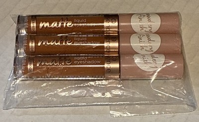 THREE TOTAL - Essence Matte Liquid Eyeshadows NEW SEALED 04 Tangerine Tango