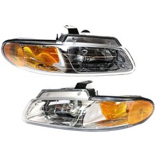 Headlight Set For 2000 Dodge Grand Caravan Chrysler Voyager Left Right 2pc Headlight Set For 2000 Dodge Grand Caravan Chrysler Voyager Left Right 2pc
