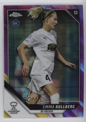 2021 Topps Chrome UEFA Women's Champions League /150 Emma Kullberg Rookie RC 1o2