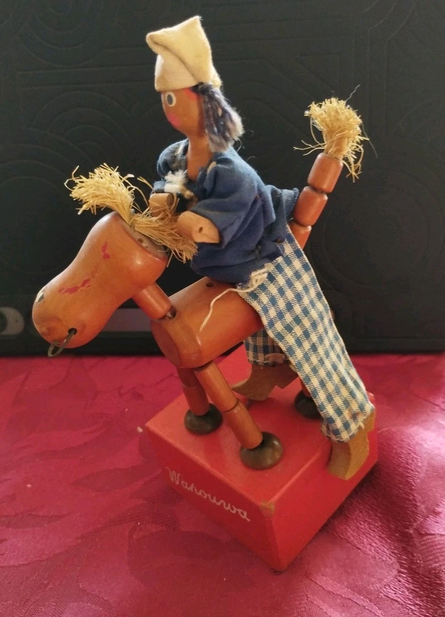 Ancien âne à Bascule GyGy En Peluche, Jouet Vintage Pour Enfant