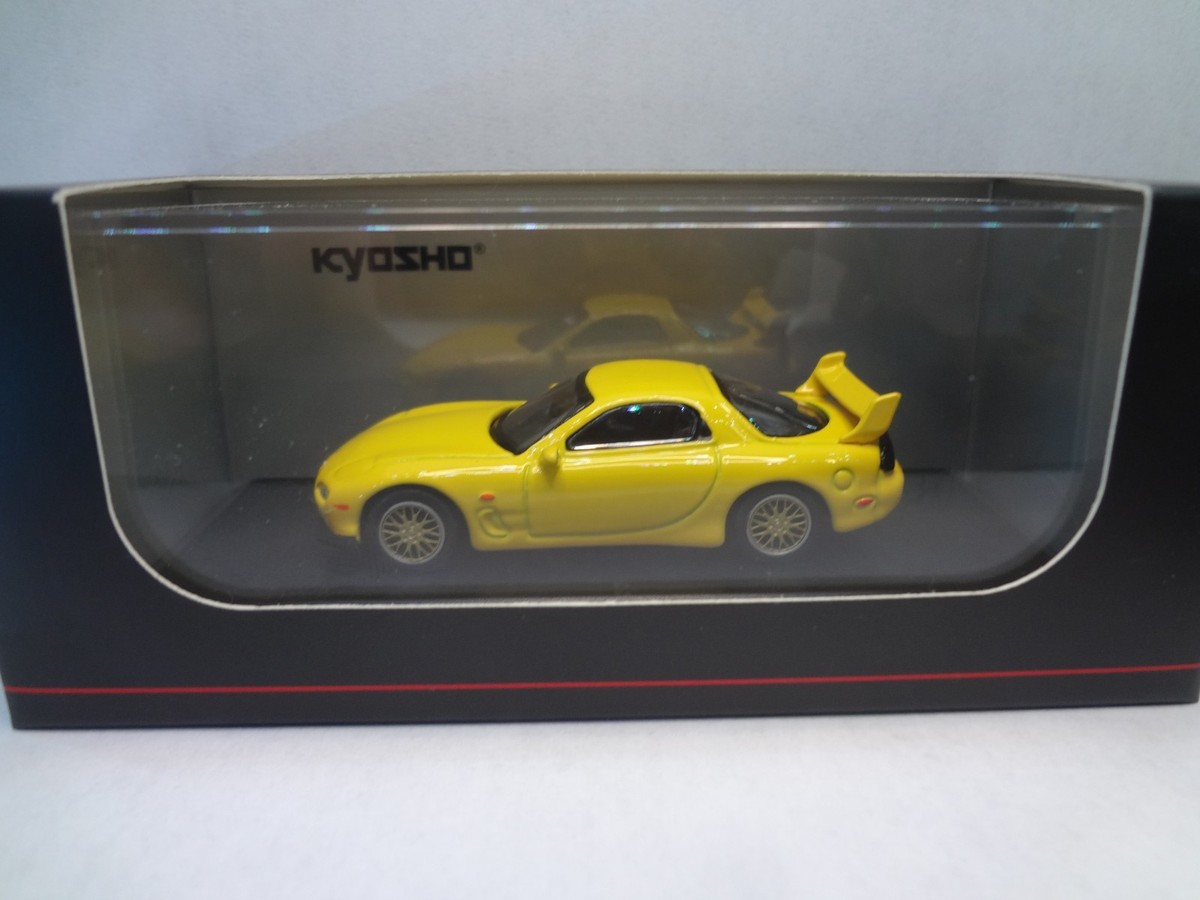 KYOSHO Mazda RX-7 FD3S SET white & yellow Limited Edition 1:64 | eBay