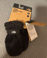 NEW The North Face Suave OSO KIDS Winter Snow Mittens Size XL Black NWT Boy/Girl