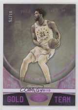 2019-20 Certified Gold Team Mirror Camo /25 Joel Embiid #10 4f5
