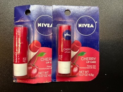 Nivea Cherry TintedAll-Day Nourishing Lip Care, 0.17oz - Pack of 2