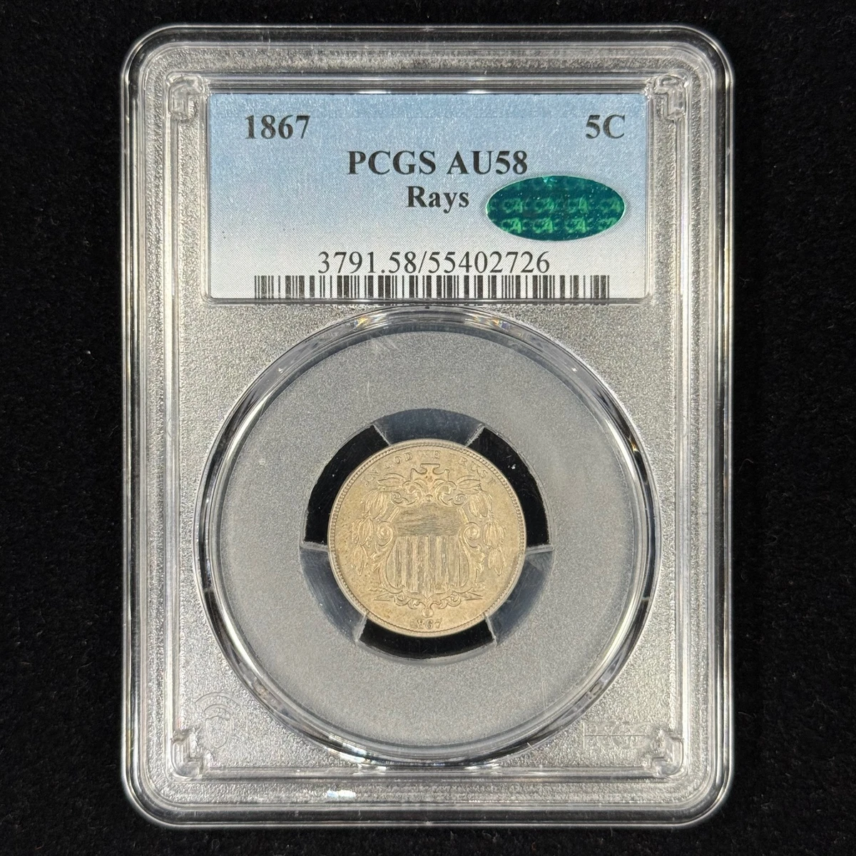 1867 Year US Shield Nickels (1866-1883) for sale | eBay