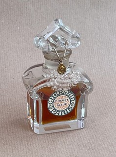 GUERLAIN PARIS L'HEURE BLEUE Baccarat Vintage Parfum Flakon