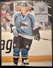 2002 San Jose Sharks Patrick Marleau 8x11 Players Card