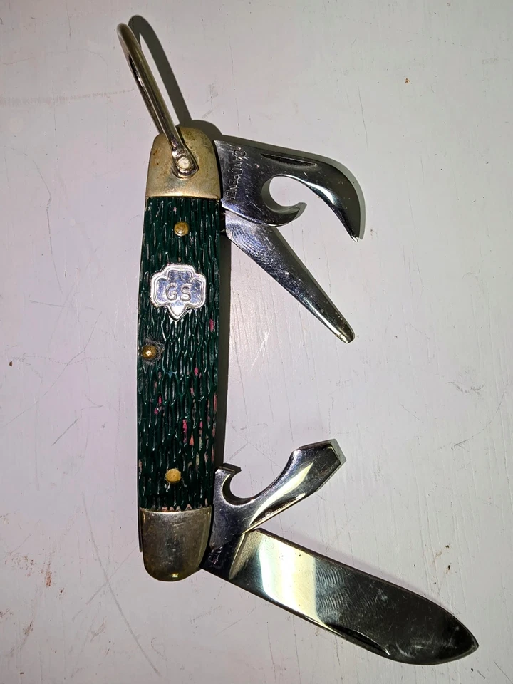 GM8010A Lote De Colección De Dos Cuchillos Cub Scout, Ambos Aprox. 4". RARO. Foto 4 de 4