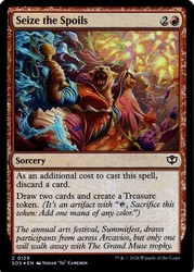 Seize the Spoils #129 Foil Common Secrets of Strixhaven Magic: The Gathering
