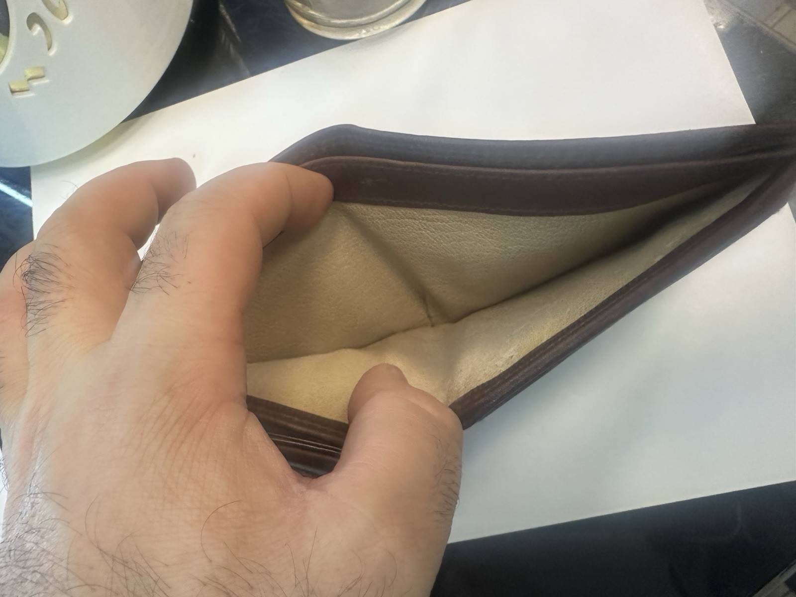 Bluebird Herren Leder Geldbörse Braun faltbar RFID-Blockierung Reißverschluss 5