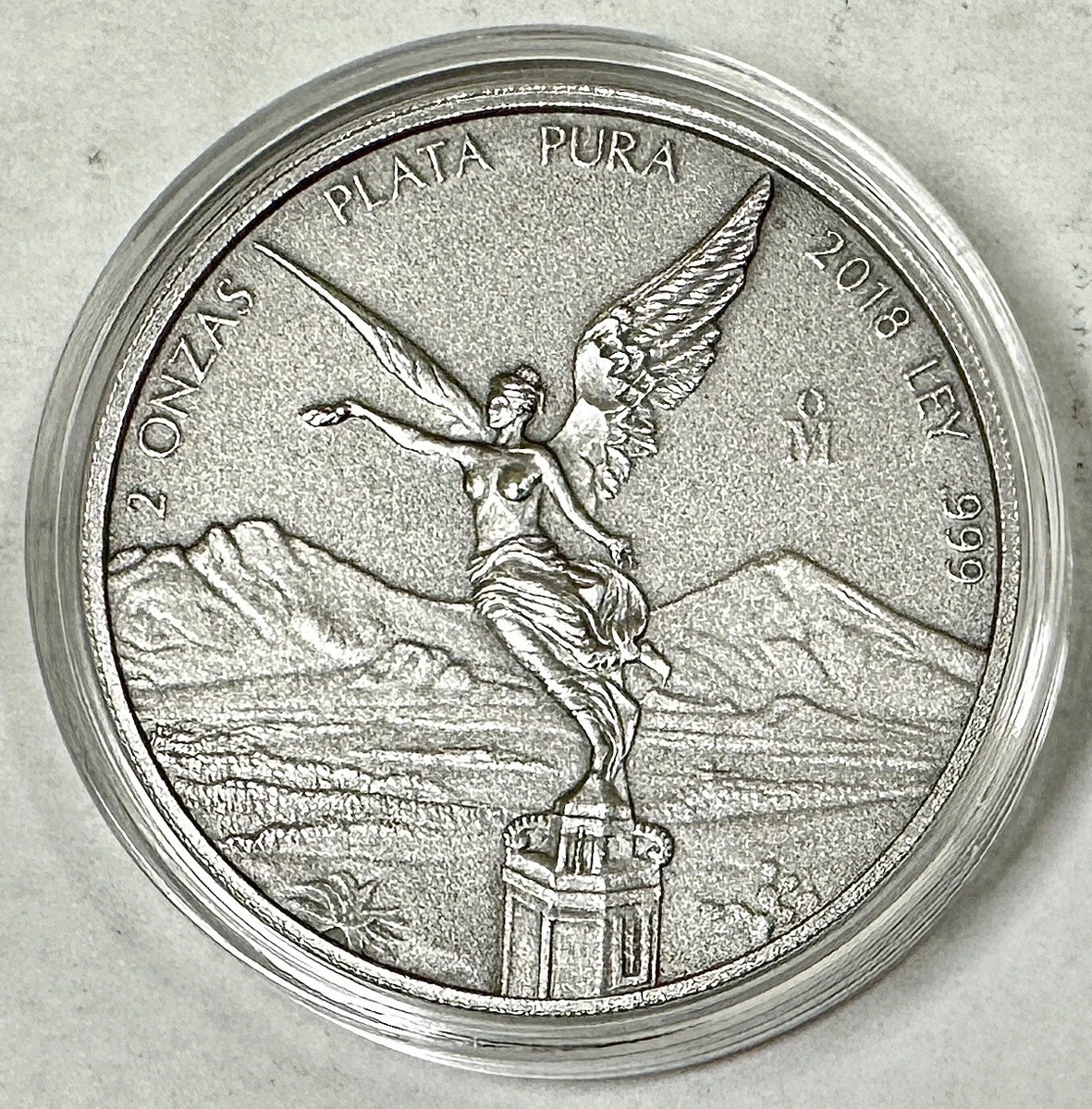 Mexican Libertad 2 oz Precious Metal Content per Unit 2018 Silver