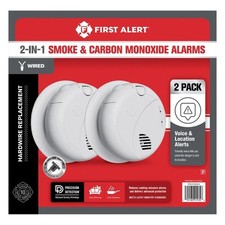 First Alert Hardwired Combo Smoke and CO Alarm